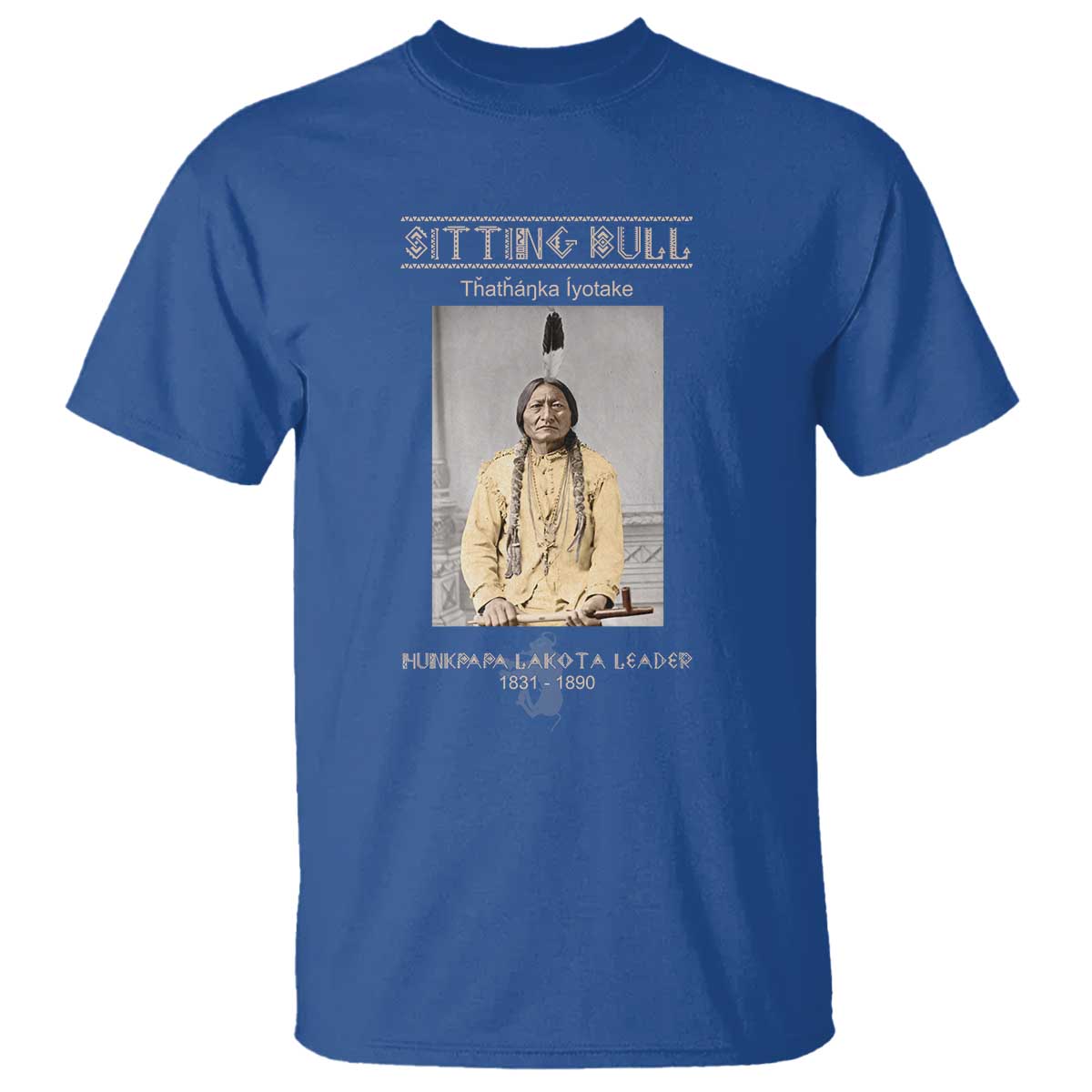 Sitting Bull Lakota Sioux Chief American Indian History T Shirt
