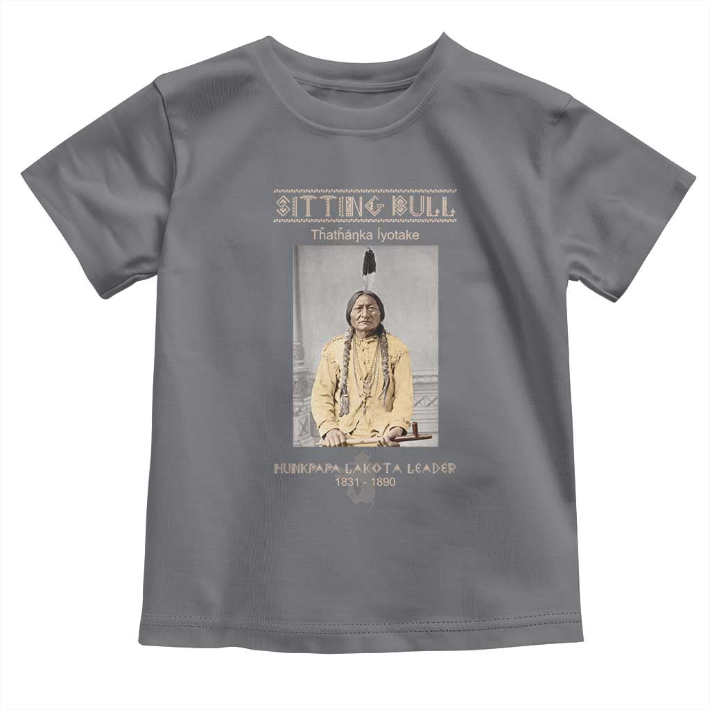Sitting Bull Lakota Sioux Chief American Indian History Toddler T Shirt