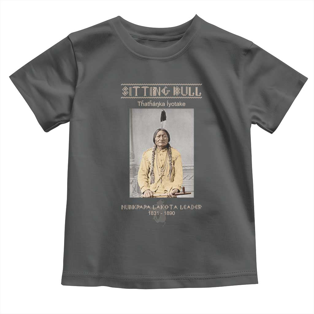 Sitting Bull Lakota Sioux Chief American Indian History Toddler T Shirt