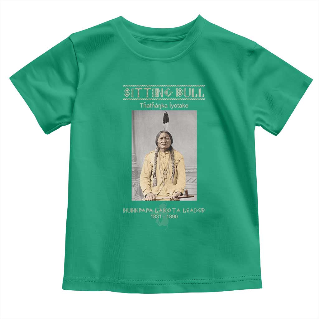 Sitting Bull Lakota Sioux Chief American Indian History Toddler T Shirt
