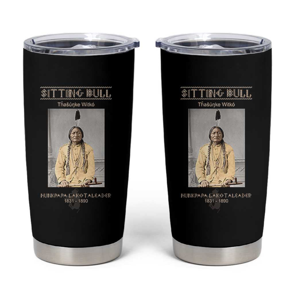Sitting Bull Lakota Sioux Chief American Indian History Tumbler Cup