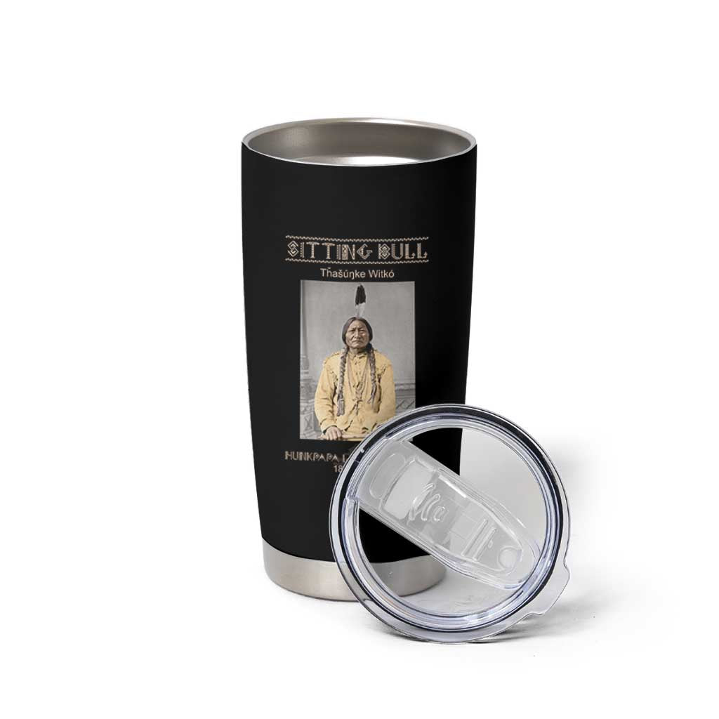 Sitting Bull Lakota Sioux Chief American Indian History Tumbler Cup