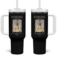 Sitting Bull Lakota Sioux Chief American Indian History Tumbler With Handle