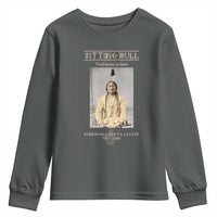 Sitting Bull Lakota Sioux Chief American Indian History Youth Sweatshirt