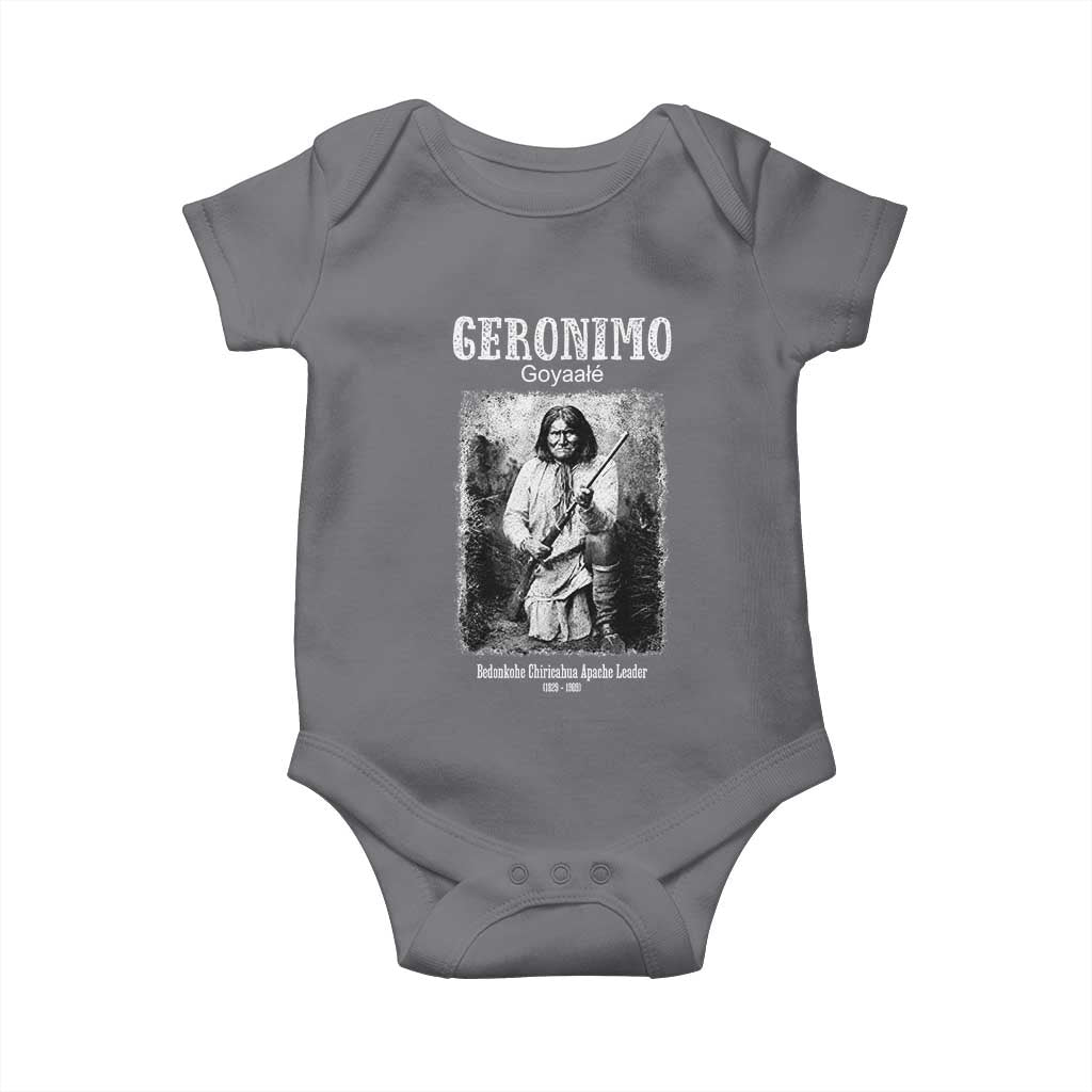 Geronimo Apache Leader American Indian History Baby Onesie
