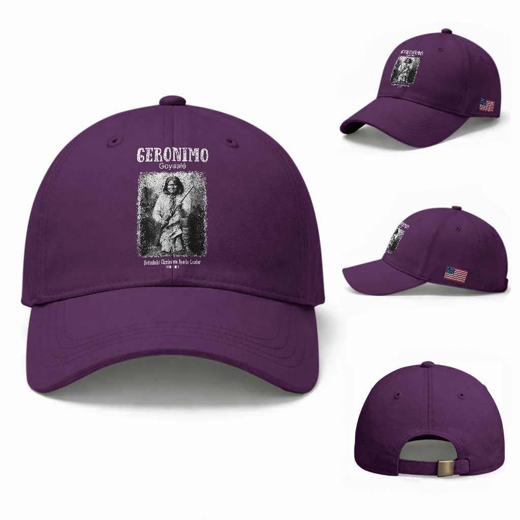 Geronimo Apache Leader American Indian History Baseball Cap