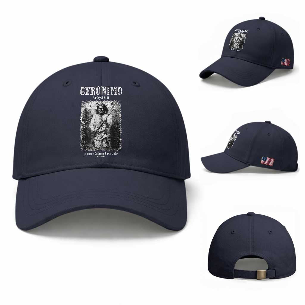 Geronimo Apache Leader American Indian History Baseball Cap