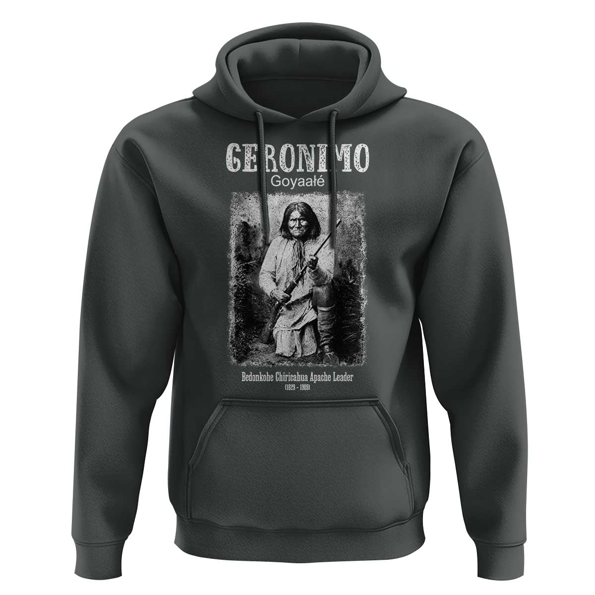 Geronimo Apache Leader American Indian History Hoodie