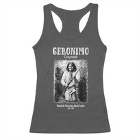 Geronimo Apache Leader American Indian History Racerback Tank Top