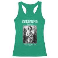 Geronimo Apache Leader American Indian History Racerback Tank Top