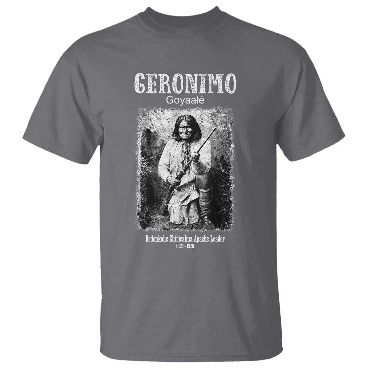 Geronimo Apache Leader American Indian History T Shirt