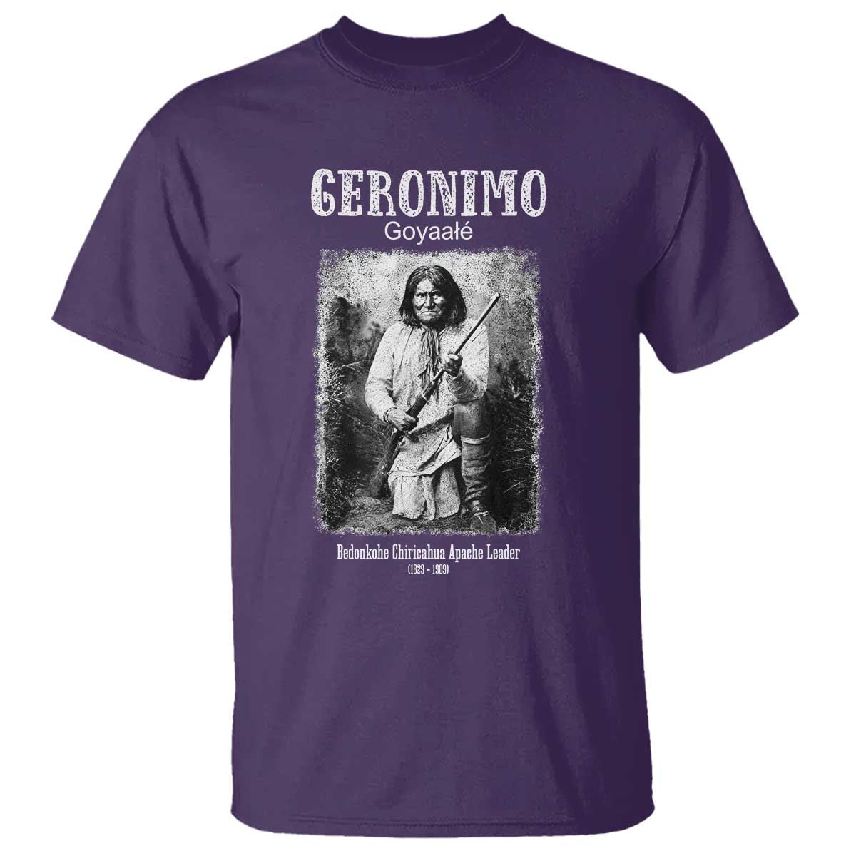 Geronimo Apache Leader American Indian History T Shirt