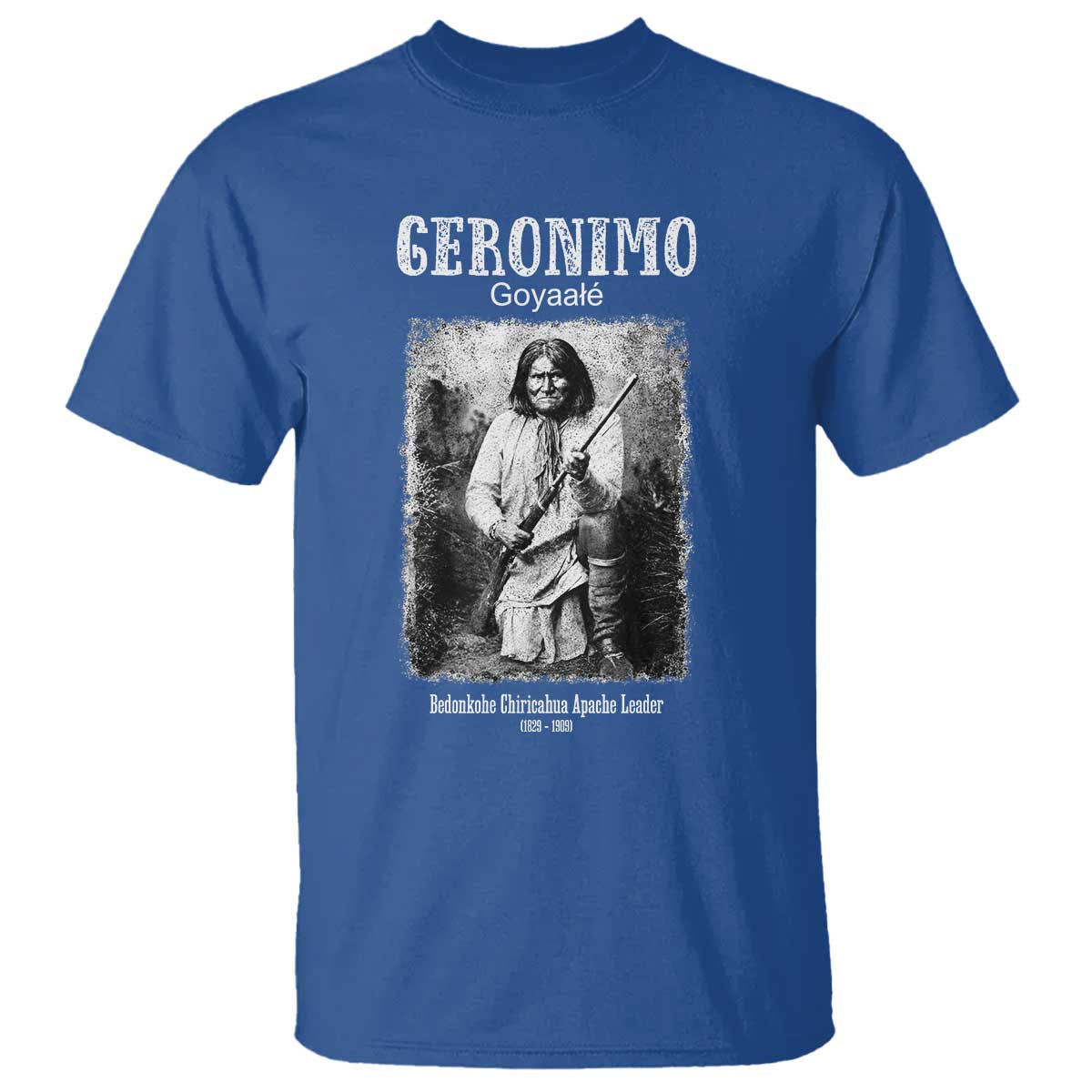 Geronimo Apache Leader American Indian History T Shirt