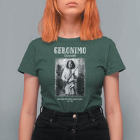 Geronimo Apache Leader American Indian History T Shirt For Women