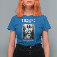 Geronimo Apache Leader American Indian History T Shirt For Women