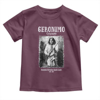 Geronimo Apache Leader American Indian History Toddler T Shirt