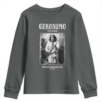 Geronimo Apache Leader American Indian History Youth Sweatshirt