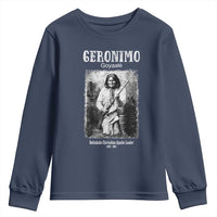 Geronimo Apache Leader American Indian History Youth Sweatshirt