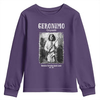 Geronimo Apache Leader American Indian History Youth Sweatshirt