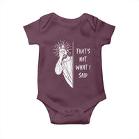 That's Not What I Said Baby Onesie Funny Christian Jesus Sarcastic Quote