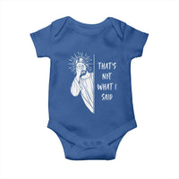That's Not What I Said Baby Onesie Funny Christian Jesus Sarcastic Quote