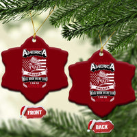Apache Tribe Native American Indian Pride Ceramic Ornament I Was Not Born In America
