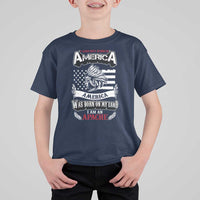Apache Tribe Native American Indian Pride T Shirt For Kid I Was Not Born In America