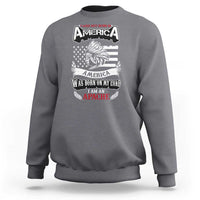 Apache Tribe Native American Indian Pride Sweatshirt I Was Not Born In America