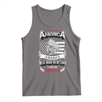 Apache Tribe Native American Indian Pride Tank Top I Was Not Born In America