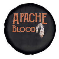 Apache Blood Roots for Proud Native American Peoples Spare Tire Cover
