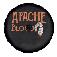 Apache Blood Roots for Proud Native American Peoples Spare Tire Cover