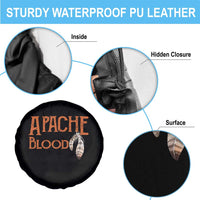 Apache Blood Roots for Proud Native American Peoples Spare Tire Cover