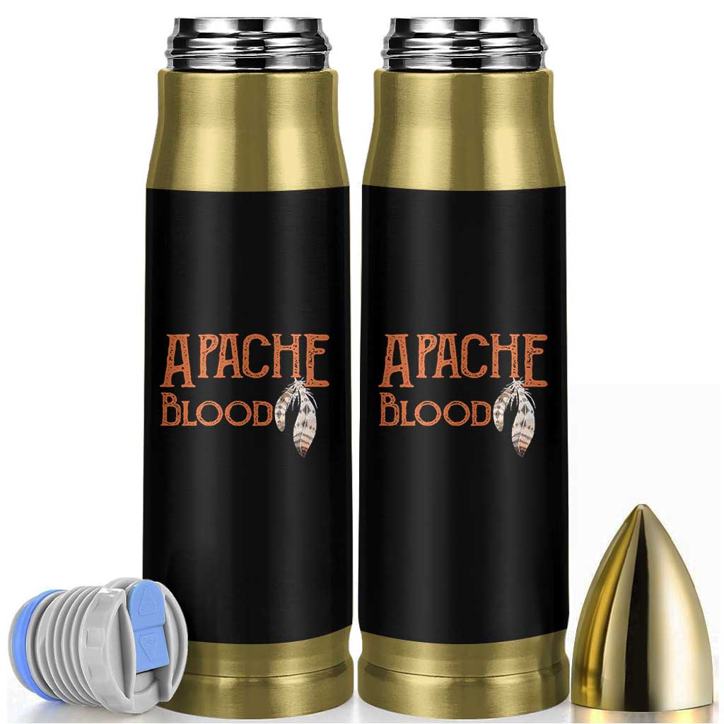 Apache Blood Roots for Proud Native American Peoples Bullet Tumbler