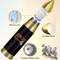 Apache Blood Roots for Proud Native American Peoples Bullet Tumbler