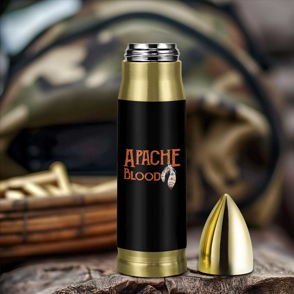 Apache Blood Roots for Proud Native American Peoples Bullet Tumbler