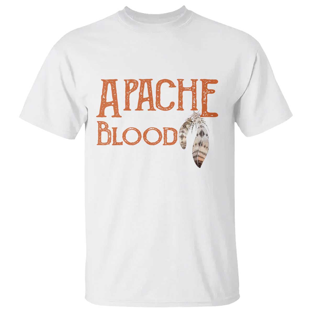 Apache Blood Roots for Proud Native American Peoples T Shirt