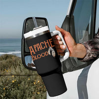 Apache Blood Roots for Proud Native American Peoples Tumbler With Handle