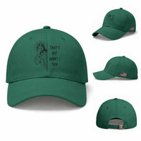 That's Not What I Said Baseball Cap Christian Jesus Faith Meme Quote