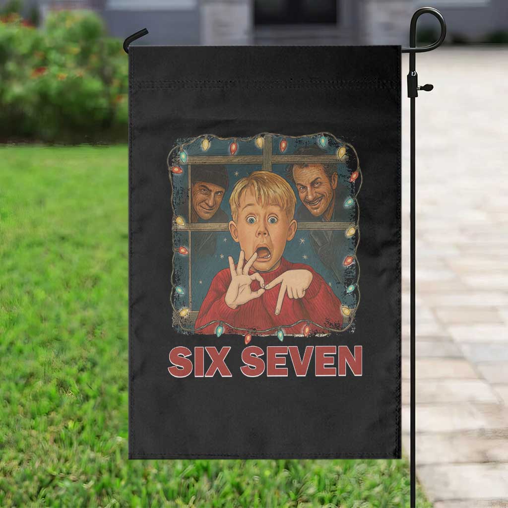 67 Six Seven Christmas Meme Garden Flag Funny Family Xmas Movie - Wonder Print Shop