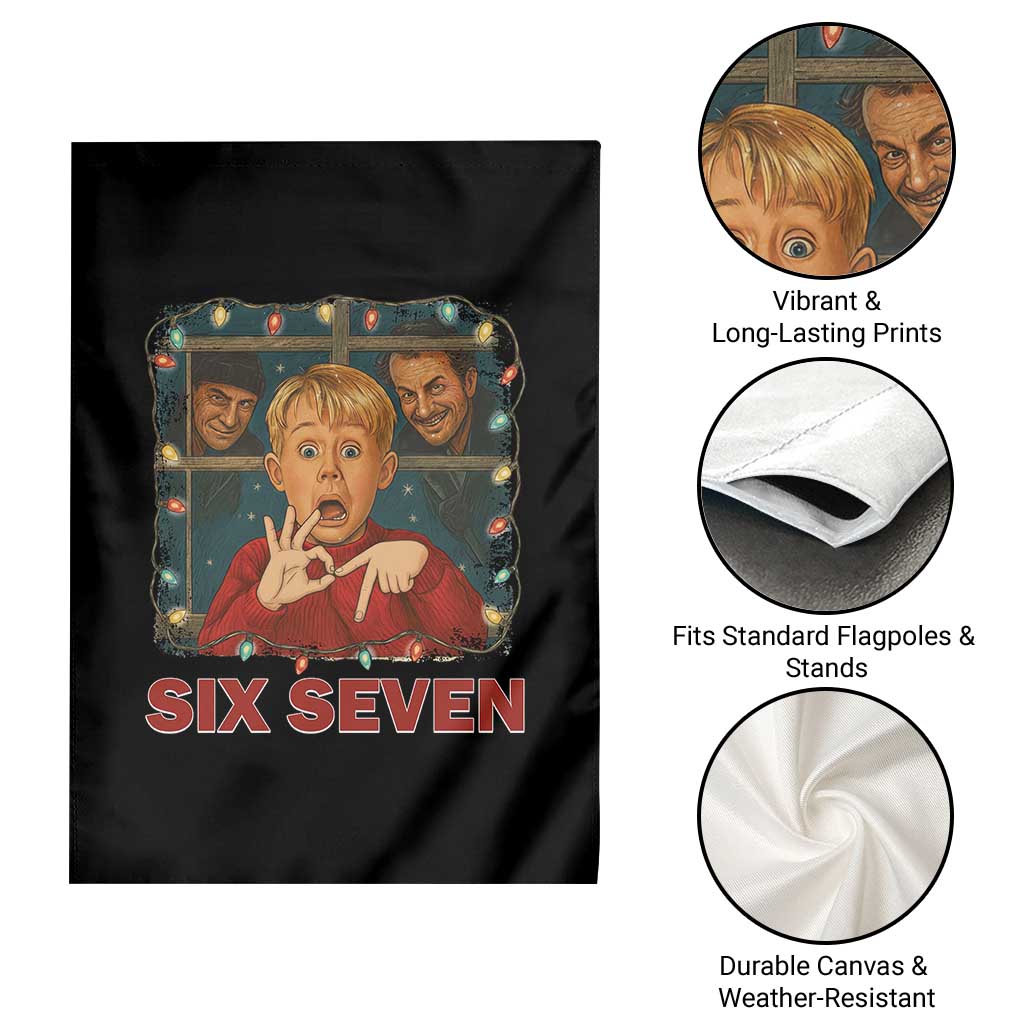 67 Six Seven Christmas Meme Garden Flag Funny Family Xmas Movie - Wonder Print Shop