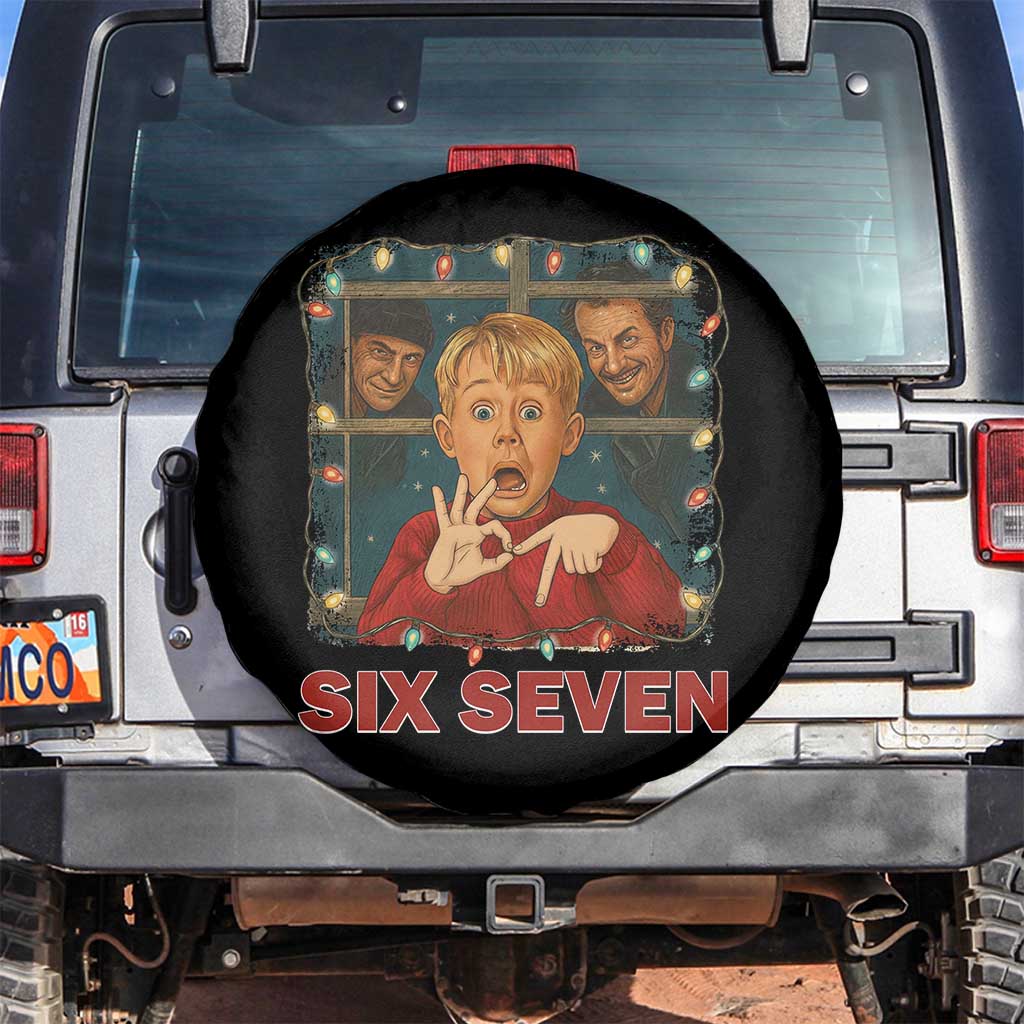 67 Six Seven Christmas Meme Spare Tire Cover Funny Family Xmas Movie - Wonder Print Shop