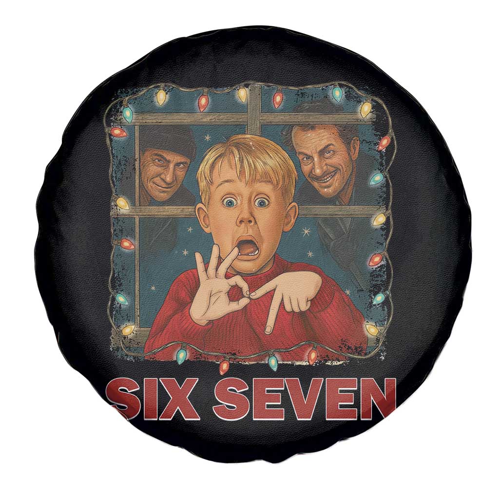 67 Six Seven Christmas Meme Spare Tire Cover Funny Family Xmas Movie - Wonder Print Shop