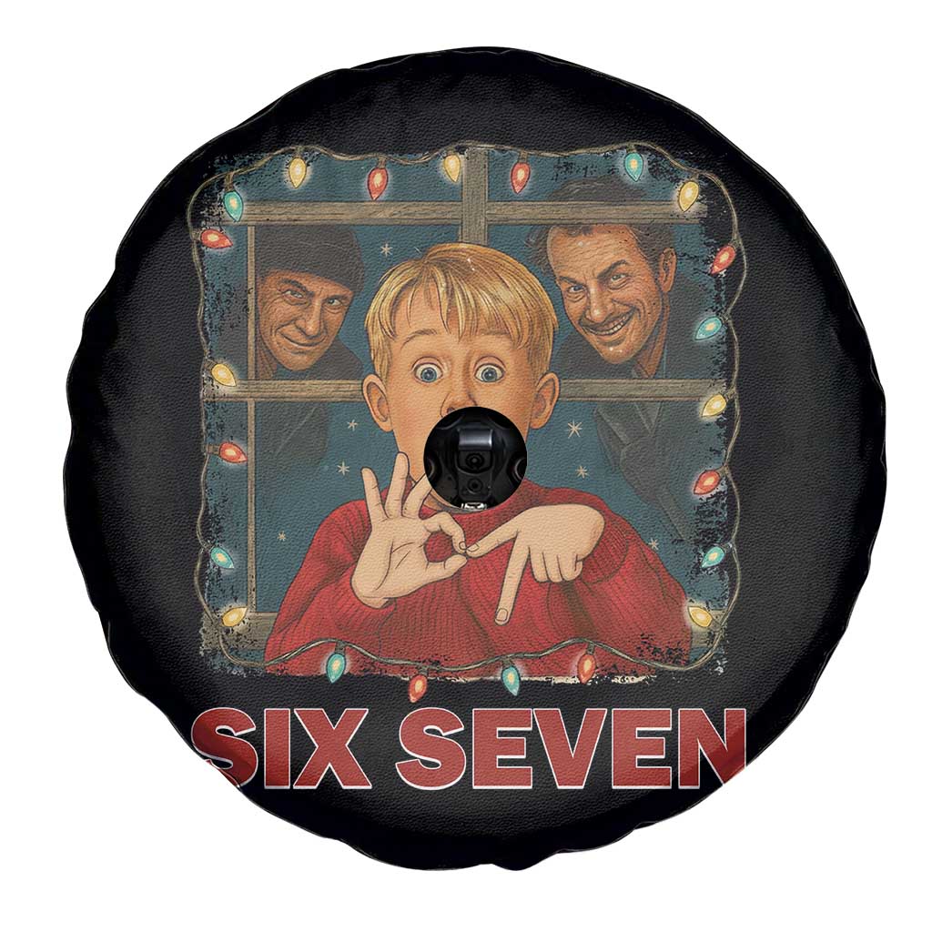 67 Six Seven Christmas Meme Spare Tire Cover Funny Family Xmas Movie - Wonder Print Shop