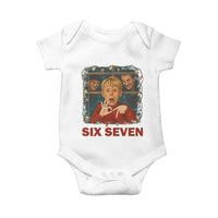 67 Six Seven Christmas Meme Baby Onesie Funny Family Xmas Movie - Wonder Print Shop