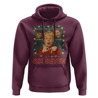 67 Six Seven Christmas Meme Hoodie Funny Family Xmas Movie - Wonder Print Shop