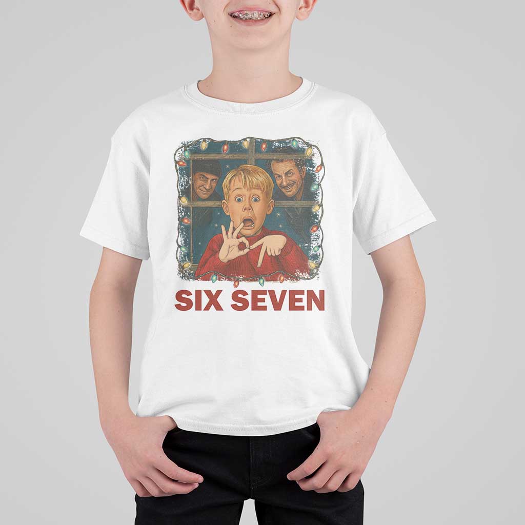 67 Six Seven Christmas Meme T Shirt For Kid Funny Family Xmas Movie - Wonder Print Shop