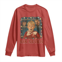 67 Six Seven Christmas Meme Long Sleeve Shirt Funny Family Xmas Movie - Wonder Print Shop