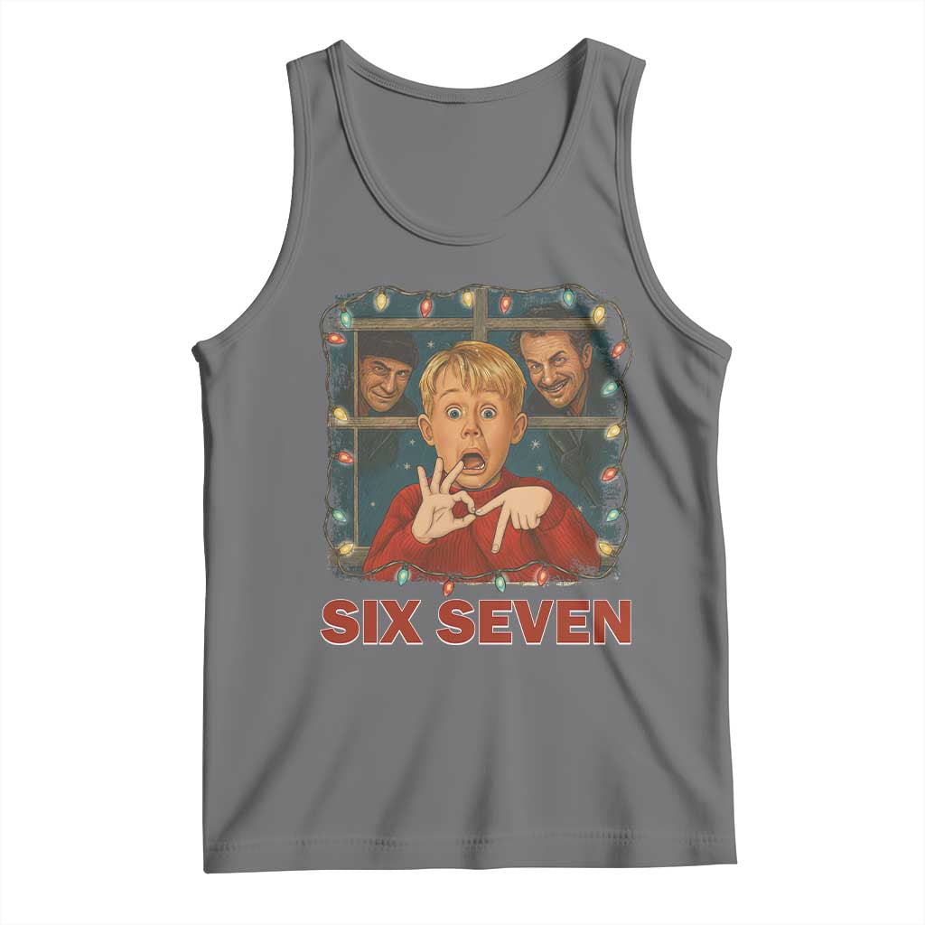 67 Six Seven Christmas Meme Tank Top Funny Family Xmas Movie - Wonder Print Shop