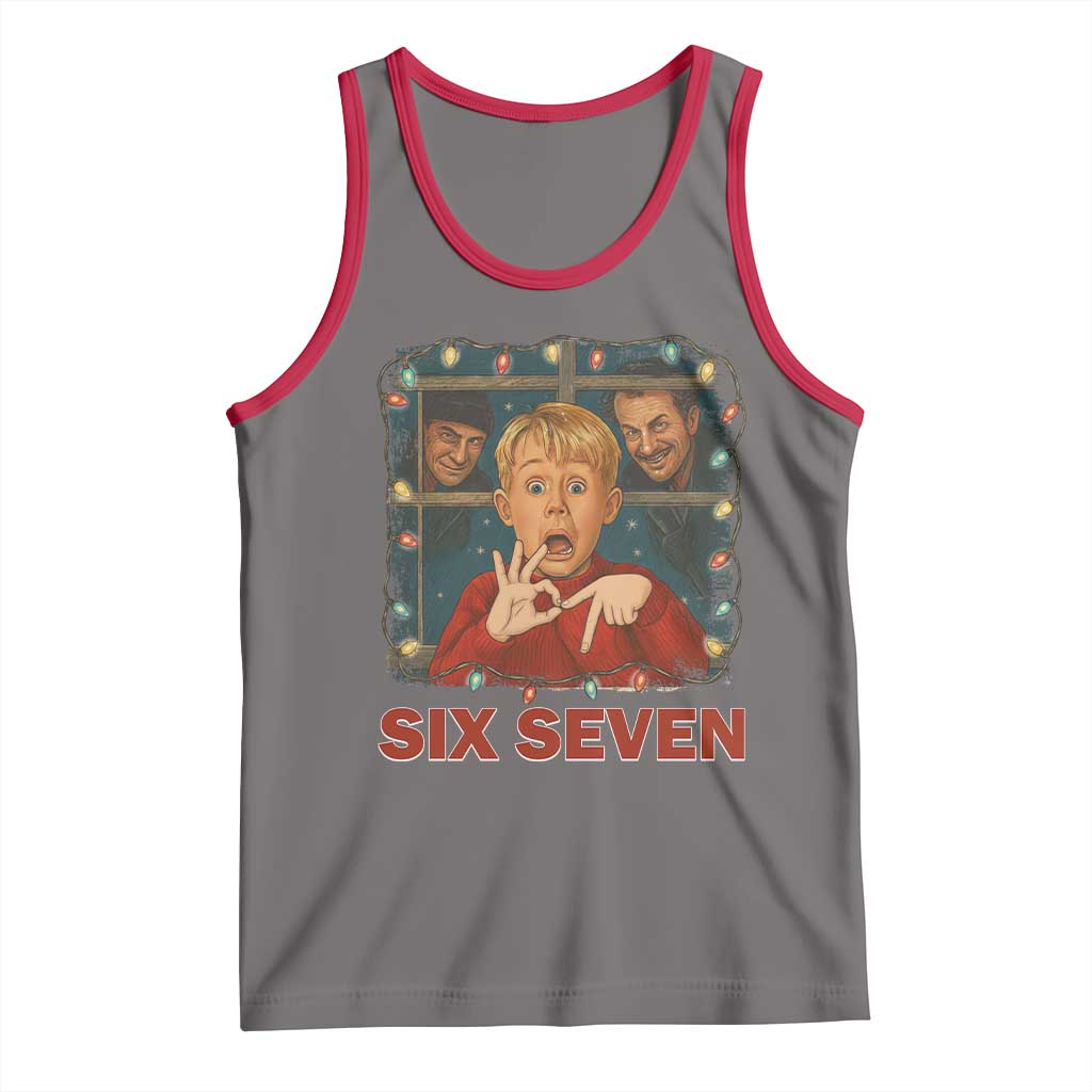 67 Six Seven Christmas Meme Tank Top Funny Family Xmas Movie - Wonder Print Shop