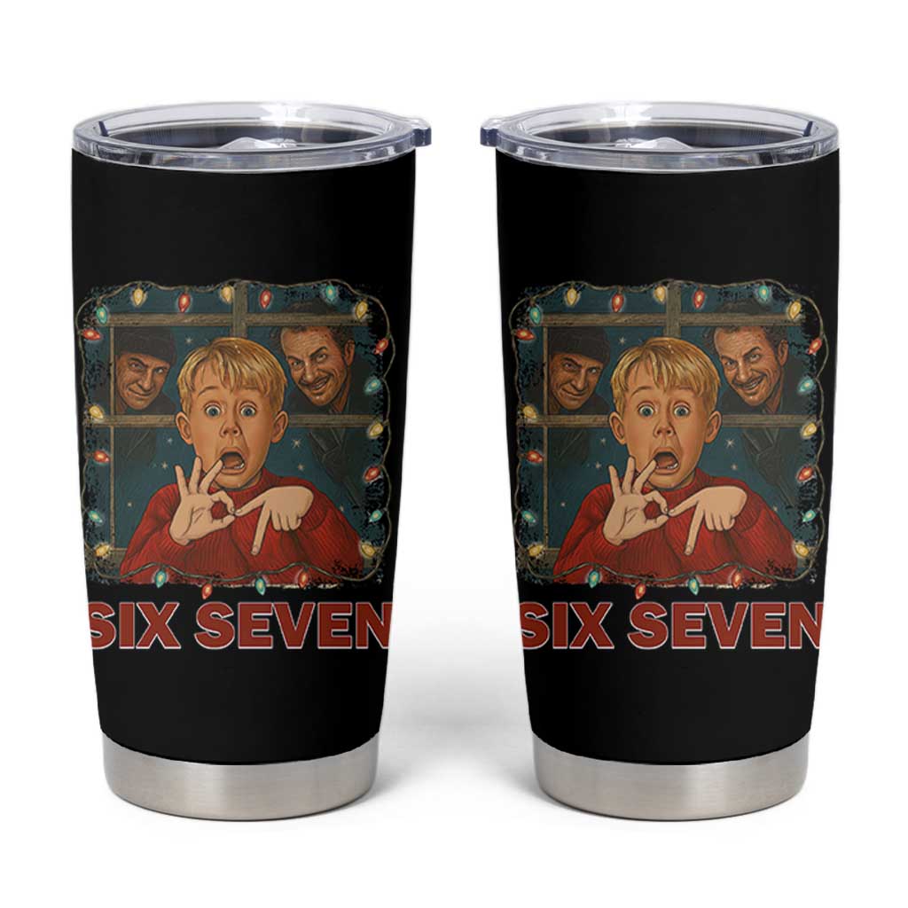 67 Six Seven Christmas Meme Tumbler Cup Funny Family Xmas Movie - Wonder Print Shop